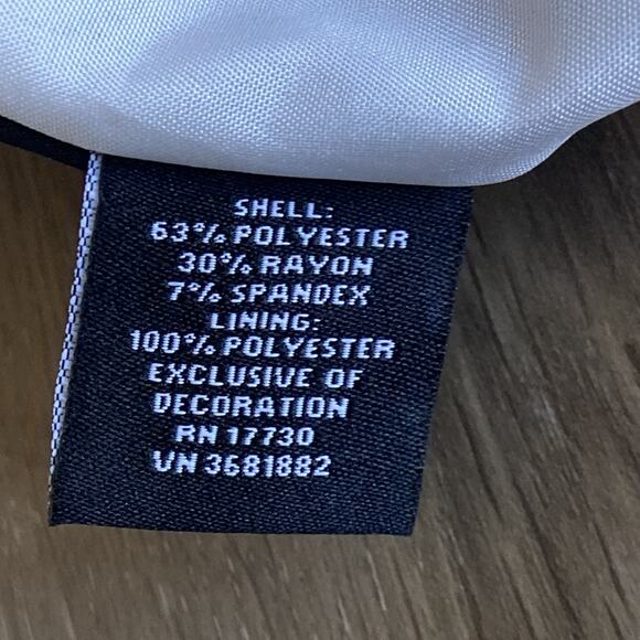 Victoria Beckham x Target Mod Shift Dress Sz 3XL White Black Tulip Applique - Picture 5 of 12